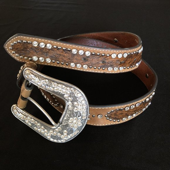 Nocona Real Fur Western Belt Size XL - Picture 2 of 13